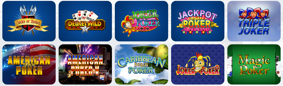 Video póker JET CASINO