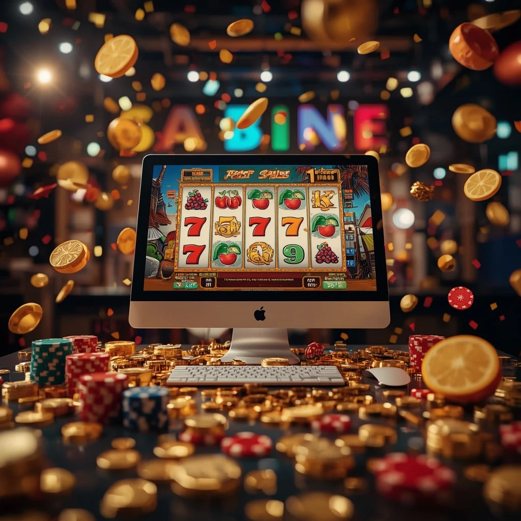 tragamonedas en la pantalla JET CASINO