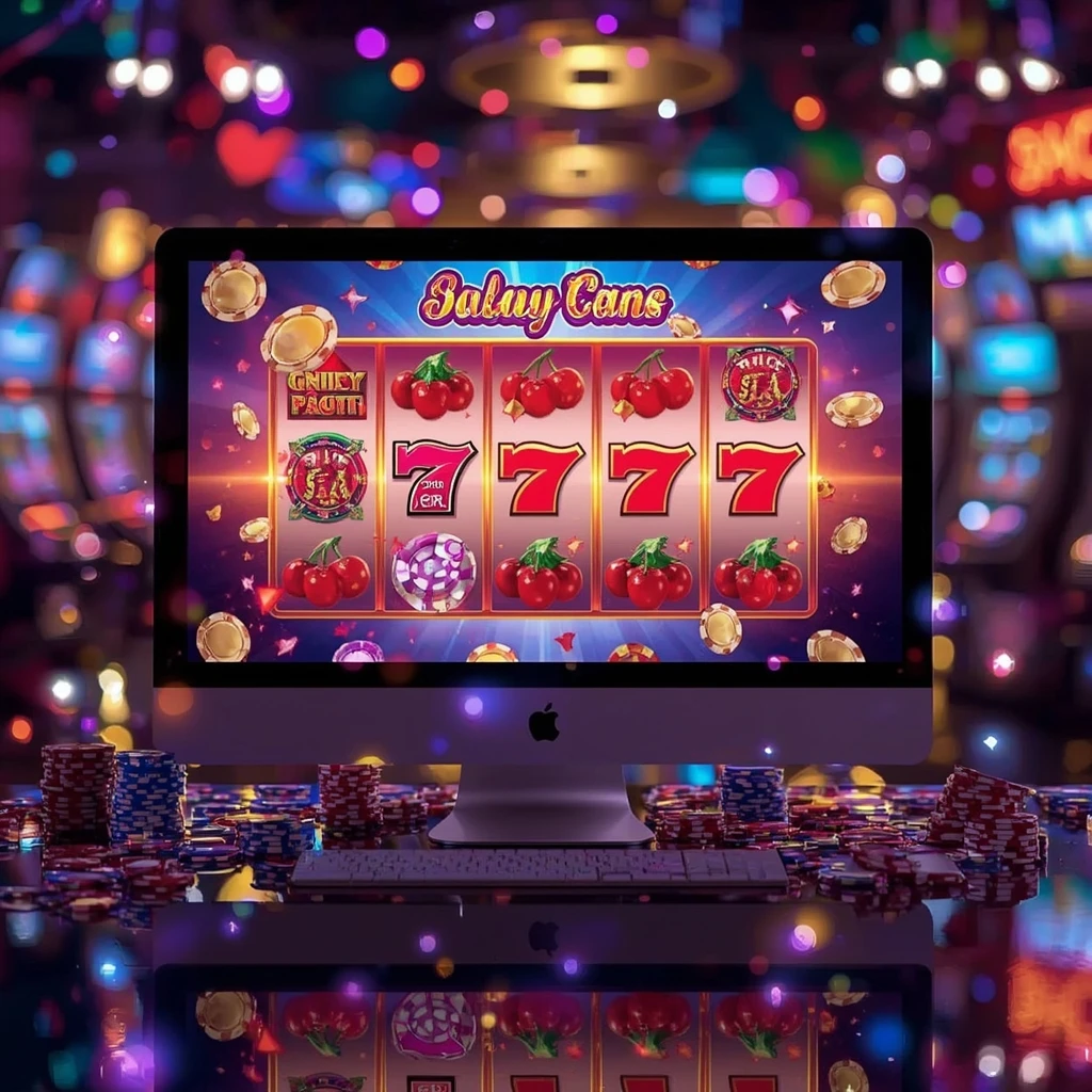 tragamonedas en el monitor JET CASINO